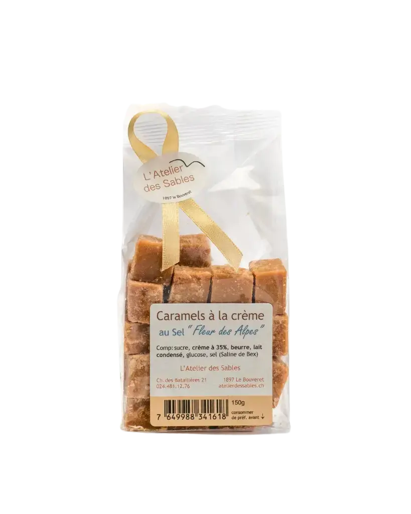 Caramels à la crème et Sel Fleur des Alpes