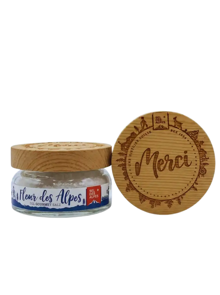SEL DES ALPES Fleur des Alpes Larchwood Merci 85g