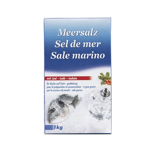 Meersalz grobkörnig iodiert 1kg