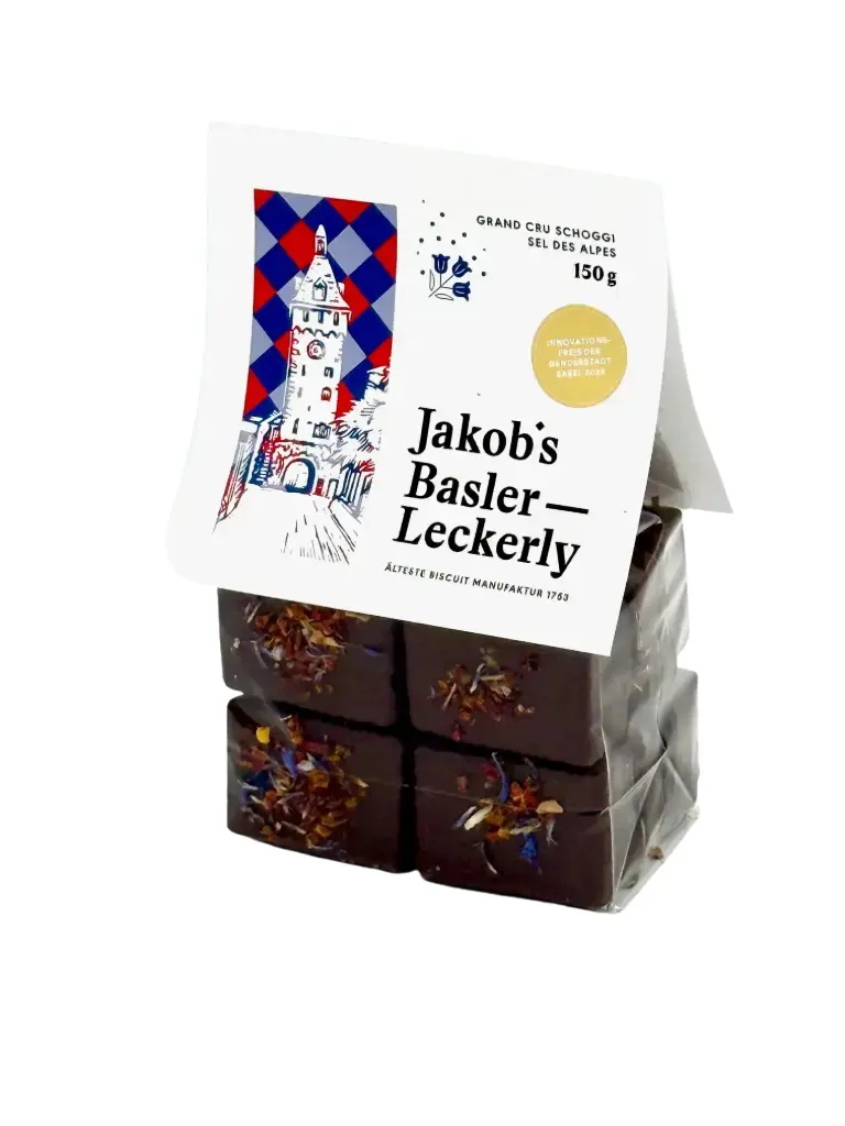 Basler Leckerly Classic mit Grand Cru Schoggi Fleures des Alpes– 150g