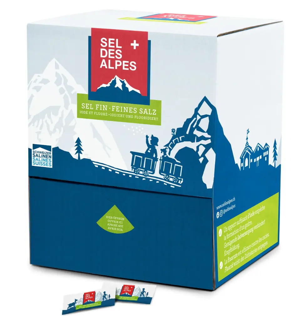 SEL DES ALPES with I F 1g (Box of 1000 pcs)